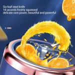 Liquidificador pessoal | Mini liquidificador portátil 400 ml para shakes – Copo suviagem com 6 lâminas, liquidificador suco, máquina mistura alimentos para bebês para casa, cozinha, - Imagem 5