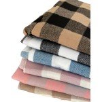 Cachecol Lenço Echarpe Xale Estilosa Dupla Face Xadrez Malha Premium Inverno Grande Grossa Outono Frio Intenso Comprida - Imagem 5
