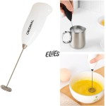 Mini Mixer Portátil para BebidasPremium - Inox e Plástico Preto á pilhas - Eficiente e Compacto para Batidas e Misturas Rápidas. - Imagem 6