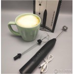 Mini Mixer Batedor Elétrico Portátil, 3 Velocidades, Recarregável USB, 31cm, com 2 Batedores - Imagem 9