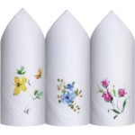 Caixa de Lenço Feminino Pintado a Mão Presidente P137 - Imagem 3