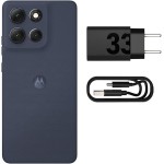 Smartphone Motorola Moto g86 5G Grafite + Fone Bluetooth Buds - 256GB 24GB (8GB RAM+16GB Ram Boost) Tela 1.5K pOLED, 50MP Sony camera OIS Moto AI, videos em 4K, IP68 + IP69 - Imagem 4