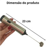 Mixer Portátil Onida ON-2160 com Suporte Recarregável USB Bivolt – Haste em Aço Inox, Lâmina Afiada, Compacto, Ideal para Bebidas, Shakes, Ovos, Molhos e Smoothies - Imagem 3