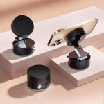Suporte Magnético para Celular Portátil Dobrável - Suporte de Celular ajustável para Carro, Mesa, Espelho - Suporte Magnético Dupla Face - Shop100 (Preto) - Imagem 7