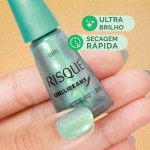 Esmalte Verde Água Risqué & Chilli Beans Verdelírio Efeito 8ml - Imagem 3