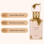 Lattafa Eclaire para mulheres Eau de Parfum Spray, 100 ml - Imagem 4
