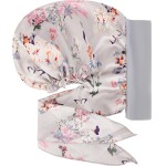Lenço de cabeça de quimioterapia pré-amarrado para mulheres, gorros, estampa de câncer, bandana slip on, headwrap caveira, turbante, boné - Imagem 7