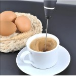 Mini Mixer Misturador de Bebidas Portátil Ideal para Café Leite Ovos Whey - Imagem 5