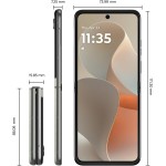 Smartphone Motorola Razr 60-256GB 24GB (12GB RAM+12GB Ram Boost) Tela dobrável 6,9" pOLED e externa 3,6” Moto AI camera IP48 - Branco - Imagem 3