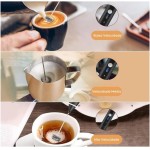 Mini Mixer Elétrico Portátil, Batedor de Aço Inoxidável, 3 Velocidades, Recarregável USB para Café, Cappuccino, Leite, Shakes e Bebidas Cremosas - Imagem 5