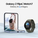 Samsung Celular Galaxy Z Flip6 5G, 256GB, 12GB RAM, Tela 6.7", Câm. Dupla + Selfie 50MP, Galaxy AI - Cinza - Imagem 9