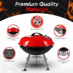 GasOne Churrasqueiras portáteis a carvão de 35 cm - Grelha portátil - para churrasco - Imagem 4