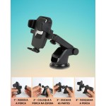 Suporte Celular Carro Universal com Ventosa Forte – Suporte Veicular Painel e Para-brisa, Rotação 360° para Smartphone GPS (4 a 7 Polegadas) - Imagem 5