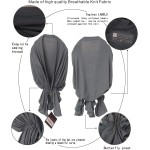 osvyo Touca de algodão Chemo Turbans Headwear para mulheres com câncer e perda de cabelo - Imagem 3