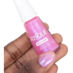 Esmalte Rosa Risqué Chiclete, Me Esquece Cintilante 8ml - Imagem 5