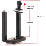 Tripé Profissional Universal Para Celular e Câmera 1,3M Com Bolsa De Transporte Tripod Pedestal Com Regulagem Com Termo de Garantia 9 Meses - Imagem 5