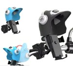 Suporte de Celular Para Guidão de Moto ou Bike Proteção Contra Sol e Chuva Ótimo para Motoboys-IT (Azul) - Imagem 6