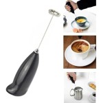 Kit com 2 Mixer Manual a Pilha 18 cm para Café Cremoso, Cappuccinos, Chocolates Quentes e Shakes - Preto - Imagem 5