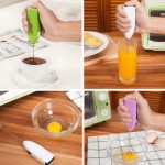 Mini Mixer Batedor Giratório a Pilha para Bebidas - Imagem 5