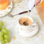 Mixer Elétrico Portátil Premium Misturador Batedor Espumador de Bebidas Ovos Leite Café Sem Fio Agitador para Casa e Cozinha a Pilha - Imagem 3