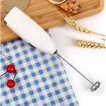 Mixer Elétrico Portátil Premium Misturador Batedor Espumador de Bebidas Ovos Leite Café Sem Fio Agitador para Casa e Cozinha a Pilha - Imagem 6