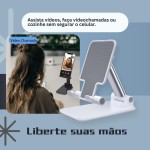 JIANW Suporte Celular de Mesa Retrátil Móvel Tablet Video Chamadas Videos Redes Sociais - Imagem 4