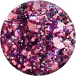 Esmalte Risqué Livre para Brilhar Glitter Rosa Cravejada no Glitter 8ml - Imagem 6