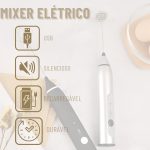 Mini Mixer Elétrico Recarregável Portátil Inox - Imagem 3