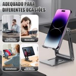 Porta Celular Mesa, Suporte Rotativa para Telefone, Suporte de Suporte para Tablet para Mesia, Supor te de Telefone para Suporte de Telefone Celular de Mesa Ajustável Compatível - Imagem 6
