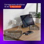 Geonav Carregador Universal Ultra Rápido Duo, 1 X USB-C Power Delivery 20W, 1 X USB Quick Charge 18W, CH20PDQC, Branco - Imagem 6