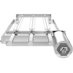 Churrasqueira Giratória Ajustável para 3 Espetos Inox (Inox Motor Direito) - Imagem 4