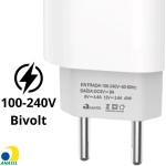 Carregador Universal Turbo 40W USB + Tipo C Quick Charge 4.0 e Power Delivery 3.0 Bivolt 9.1A – Compatível com iPhone, Android, Xiaomi e Todos os Dispositivos USB-C/USB-A - Imagem 6