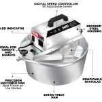 PA10P Misturador eletrico 10 litros Premium Bivolt (panela automatica) 50/60 HZ - Imagem 4