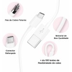 Carregador Super Turbo 120W Tipo C (USB-A) + Cabo USB-C de 1m, Compatível com Iphone,Android, Tablets, Notebooks Ultra Rapido Premium - Imagem 3