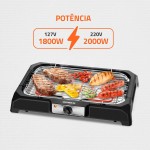 MONDIAL Churrasqueira Elétrica, Preto, 1800W, 110V - CH-05 - Imagem 2