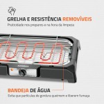 MONDIAL Churrasqueira Elétrica, Preto, 1800W, 110V - CH-05 - Imagem 5