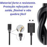 Carregador Turbo USB Tipo C 30W Carga Ultra Rápida 4.0 Universal Android Carregador de Parede e Cabo PREMIUM - Imagem 4