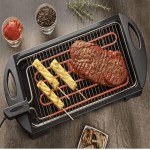 FISCHER CHURRASQUEIRA ELÉTRICA PORTÁTIL GRILL PRETA 220V 4513-9418 - Imagem 2