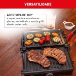 Grill Arno Dual Inox GNOX - Abertura 180°, Ajuste Altura e Controle de Temperatura, 110V - Imagem 3