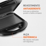 MONDIAL Sanduicheira Master Grill Inox, 110V, Preto, 750W - S-20 - Imagem 3