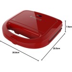 Sanduicheira Minigrill Cadence Colors Vermelha 127V - SAN261, Modelo:SAN261-127V - Imagem 8