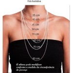 Gargantilha Dupla Cordão De Couro Feminino Coração Choker - Imagem 3