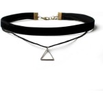 Kit 10 Chocker Gargantilha Cordão Colar Bijoux Preto - Imagem 2