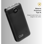 I2GO, Carregador Portátil (Power Bank) Ultra Rápido 20000mAh, Power Delivery 20W, 2 Saídas USB + 1 Saída/Entrada USB-C, Preto, i2GO PRO - Imagem 7