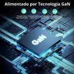Carregador Turbo 45W + Cabo USB-C de 1m - Carregamento Rápido e Eficiente para iOS, Android, Tablets - Tecnologia GaN, Segurança Garantida - Imagem 3