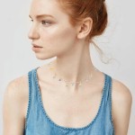 1 gargantilha fofa para mulheres, gargantilha colorida, margarida, delicada, moderna, dourada, delicada, simples, para mulheres - Imagem 6