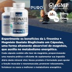 Treonato Puro Nutrition Magnésio + L-Treonina, Alto Teor de Magnésio por Porção, 180 Cápsula - Imagem 5
