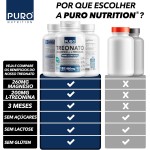 Treonato Puro Nutrition Magnésio + L-Treonina, Alto Teor de Magnésio por Porção, 180 Cápsula - Imagem 6