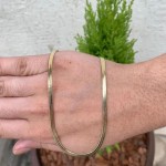 Choker Grossa Banhado A Ouro 18k Antialérgico - Imagem 4