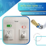 Carregador 25w Turbo Para iPhone 8 X Xr 11 12 13 14 Pro Max Fonte Usb C Homologado Cor Branca Premium UTBRX - Imagem 3
